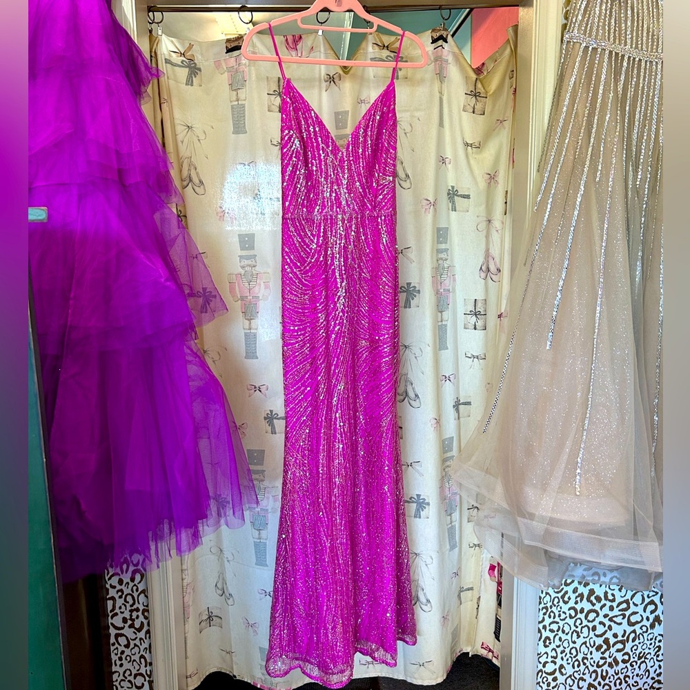 Pink Glitz and Glam long dress